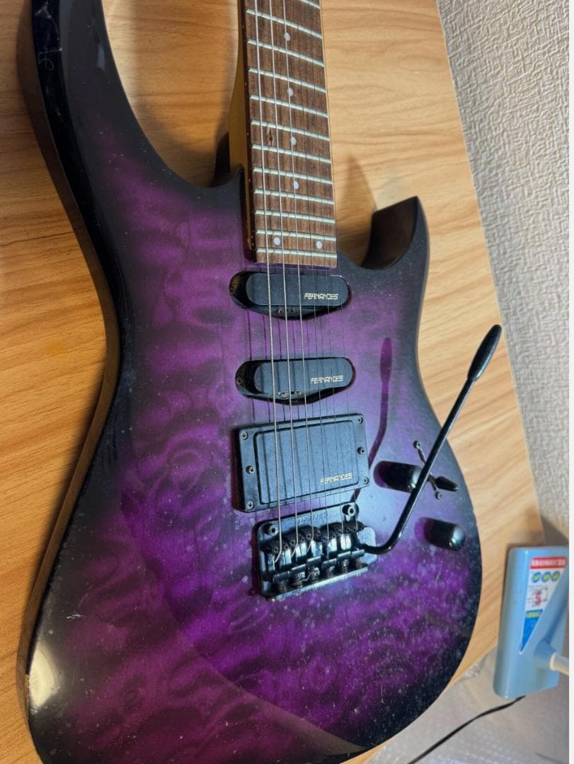 FERNANDES hide パープル エレキギター