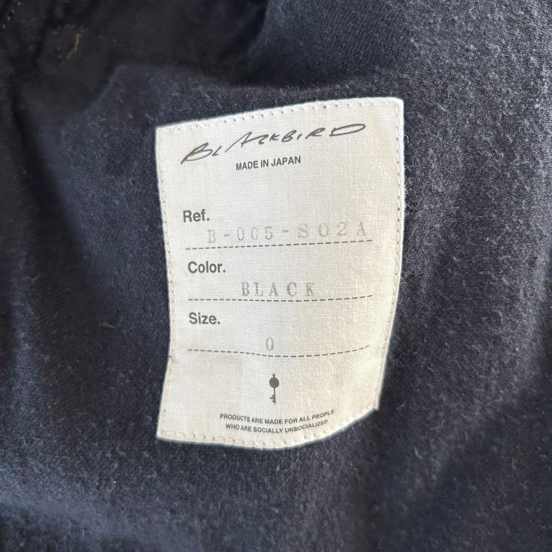 BLACKBIRD 25SS toile shirt black サイズ0