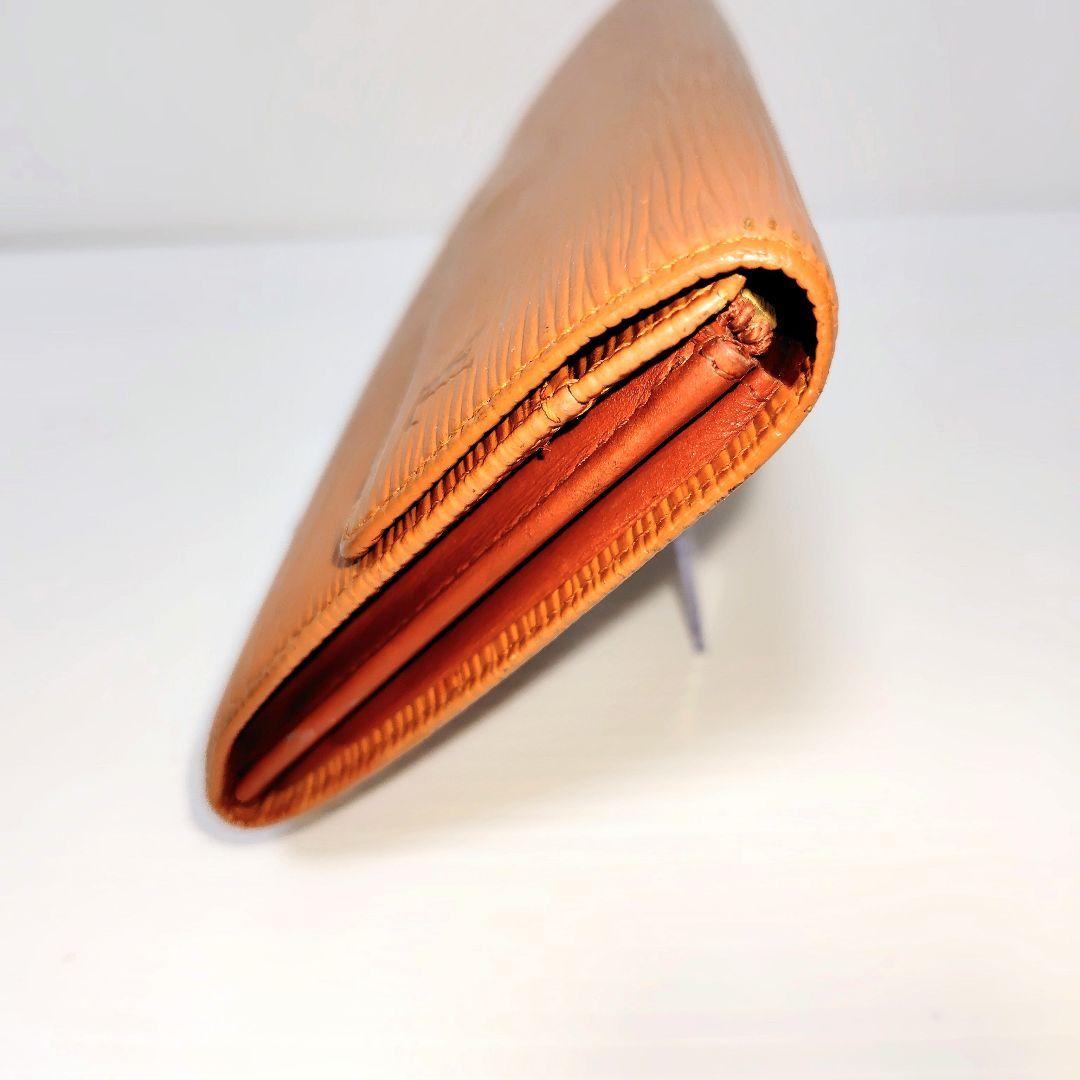 ルイヴィトン M63578 エピ 二つ折り 長財布 ウォレット ブラウン系