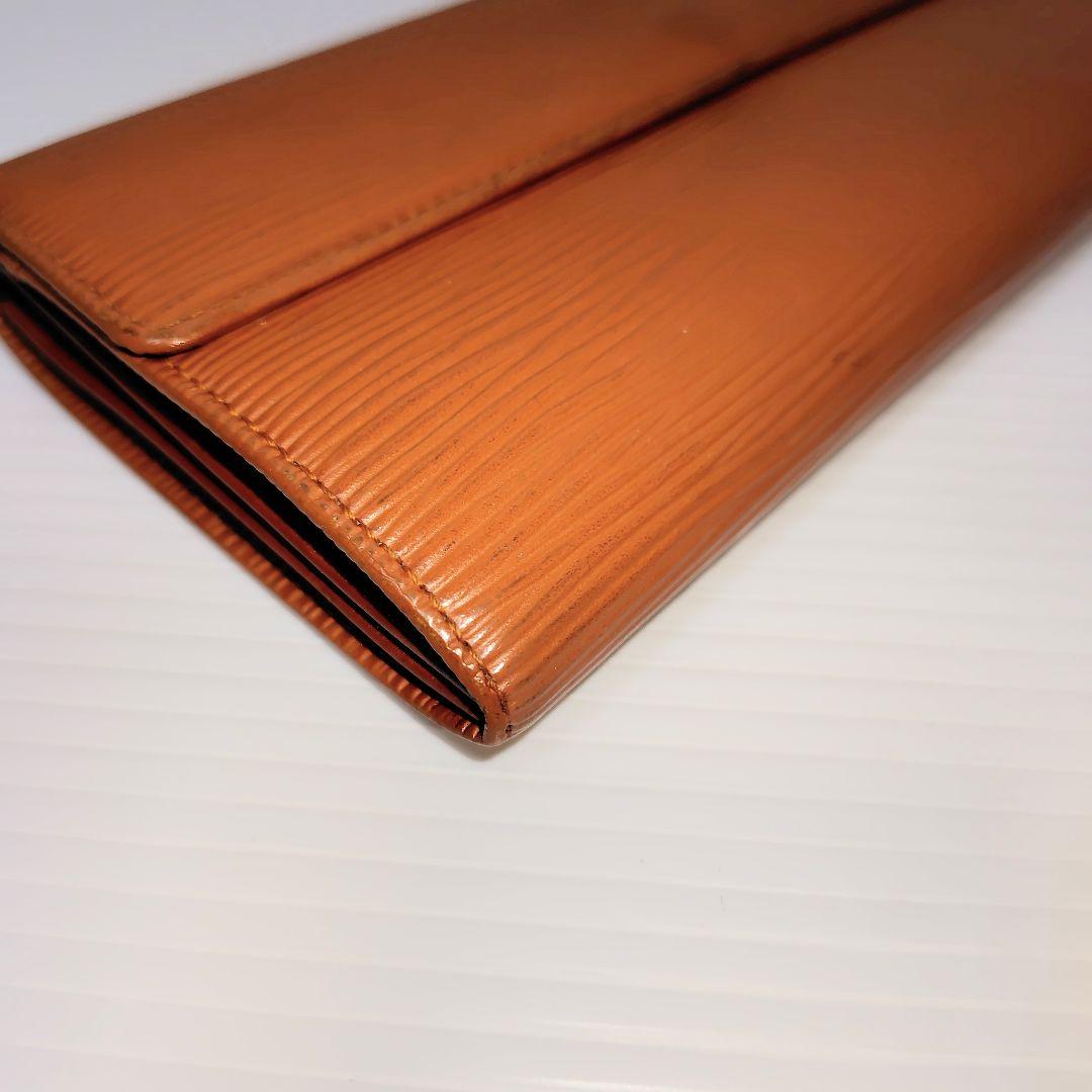 ルイヴィトン M63578 エピ 二つ折り 長財布 ウォレット ブラウン系