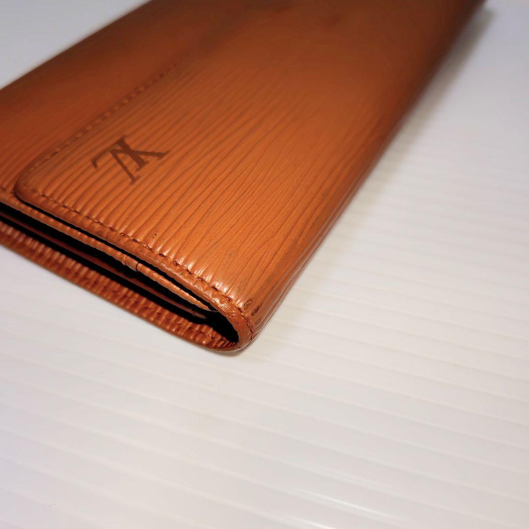 ルイヴィトン M63578 エピ 二つ折り 長財布 ウォレット ブラウン系