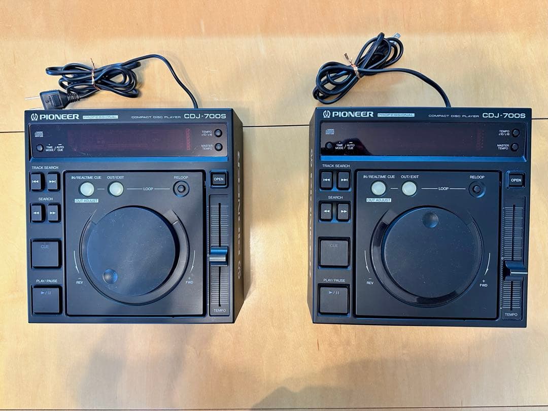 Pioneer CDJ-700S×2 DJM-300 純正ケース ケーブル