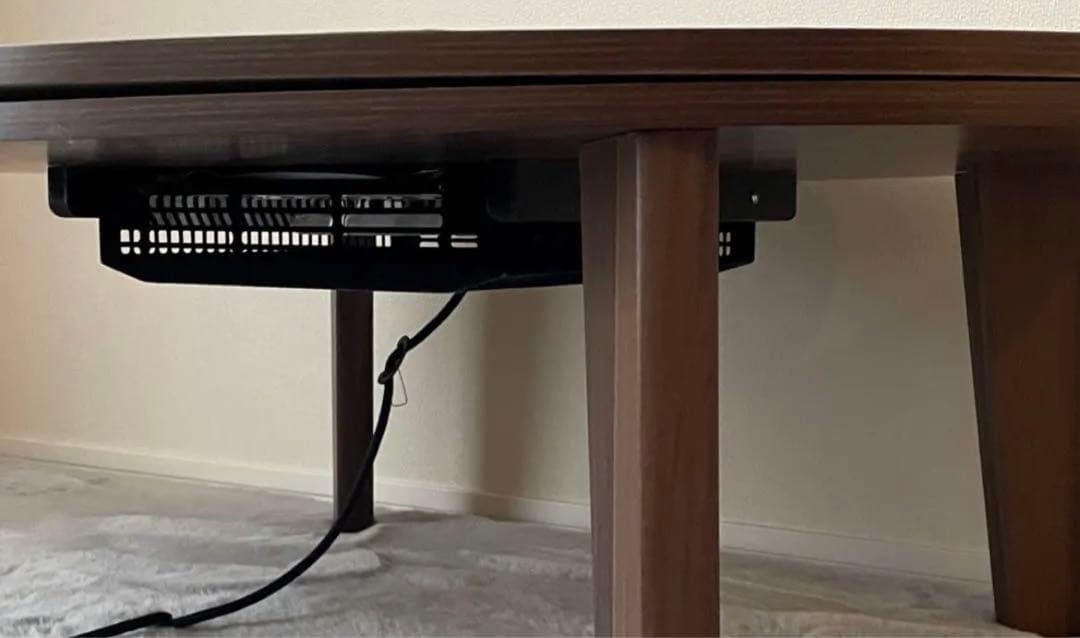 【★わい】RASIK 楕円形こたつ 2点セット 楕円形