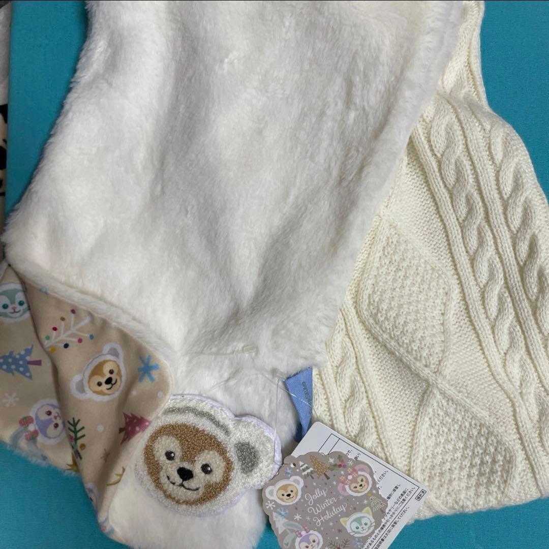 ディズニー　ダッフィー　マフラー