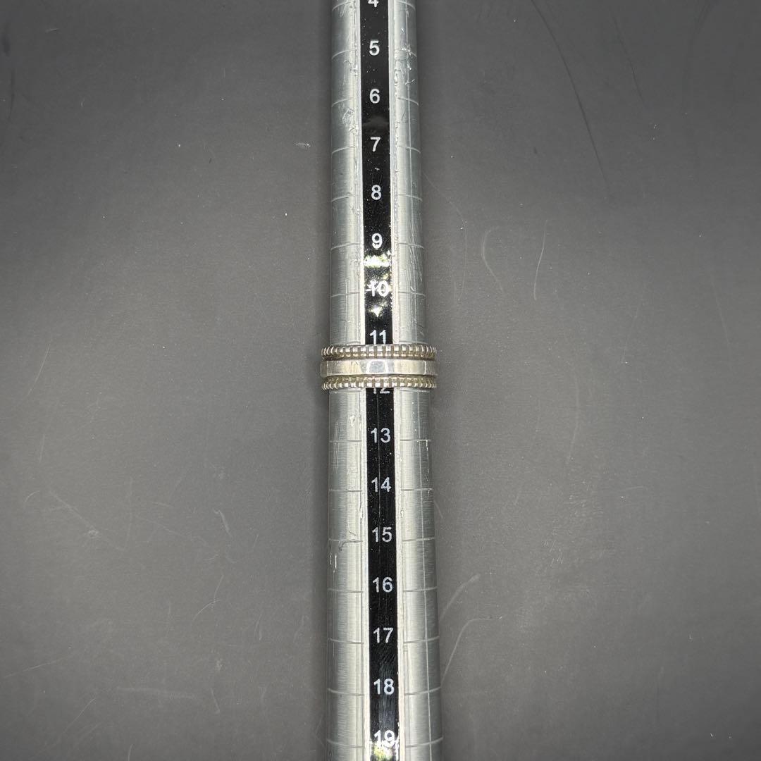 【NAVAJO】Bruce Morgan シルバーバンドリング 12号