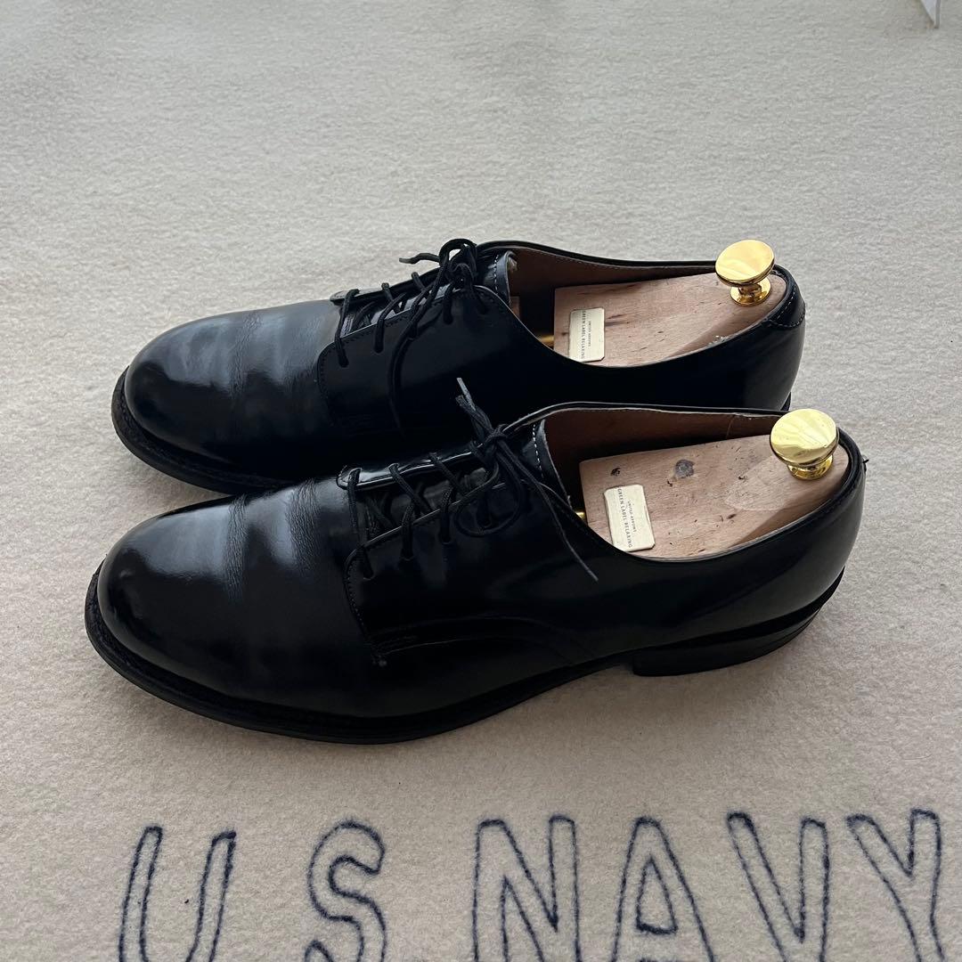 90s usnavy サービスシューズ アメリカ海軍 9R ミリタリー　革靴
