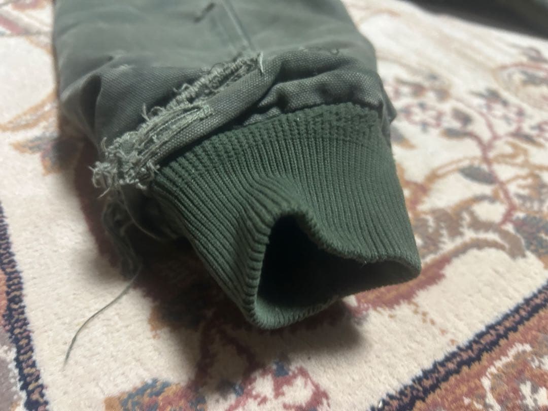 Carhartt 襤褸トラディショナルジャケットダークグリーン USA製