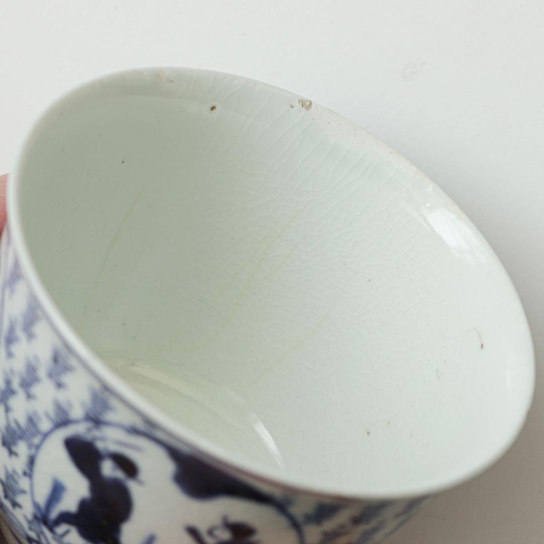 古伊万里　伊万里　江戸　中期　型紙摺　印判手　向付