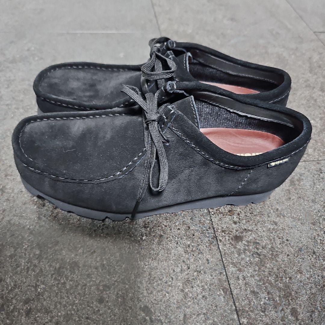 【週末値下】Clarks クラークスワラビーGTX 黒 ゴアテックス7 1/2