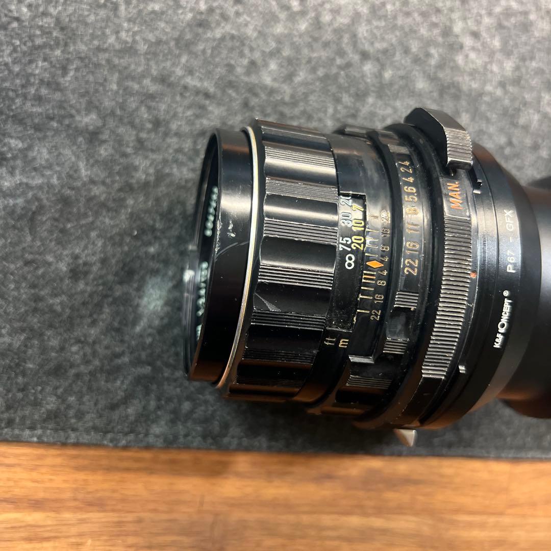 PENTAX67 SMC TAKUMAR105mm f2.4 gfxアダプター