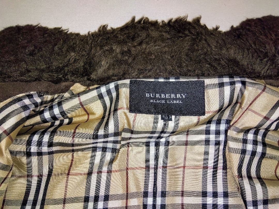 希少　バーバリー　Burberry　革　ジャケット　ブラウン