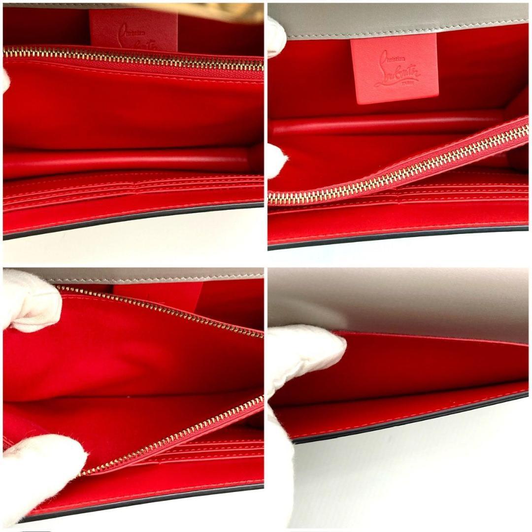 クリスチャンルブタン エリサ ショルダーバッグ チェーン グレージュ 80122