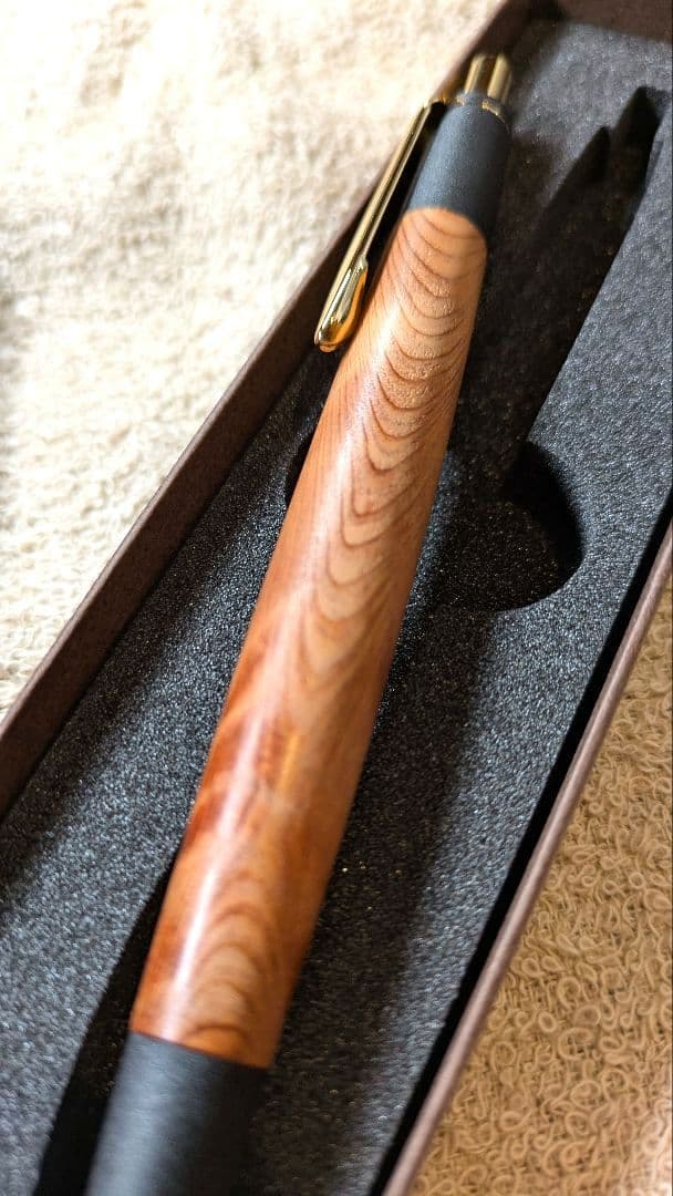 ボナンペン　屋久杉(虎杢)　ボールペン