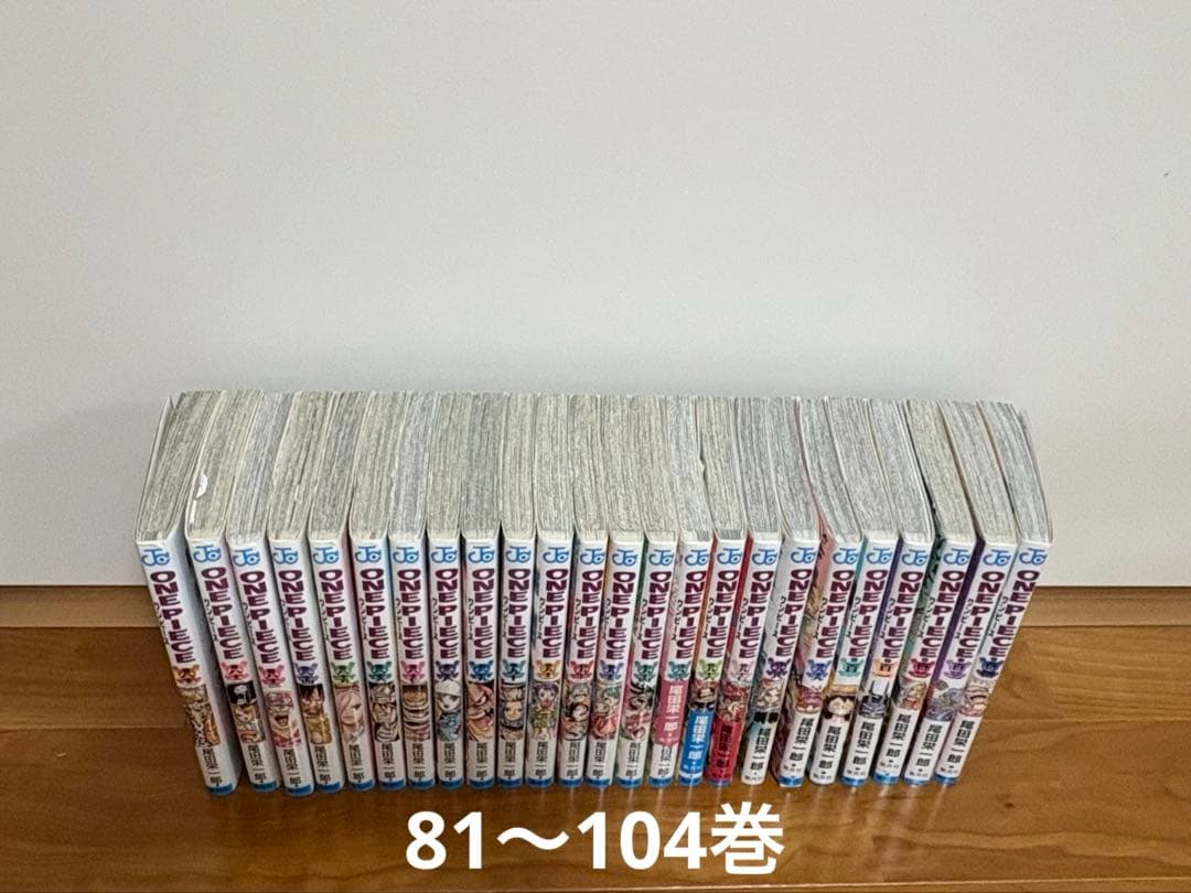 激レア初版1巻含む非全巻セット　ワンピース 1〜104巻+入場特典3冊