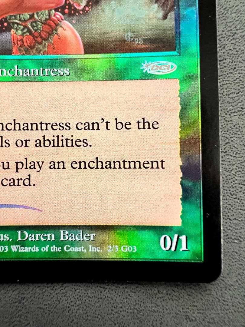 foil アルゴスの女魔術師/Argothian Enchantress