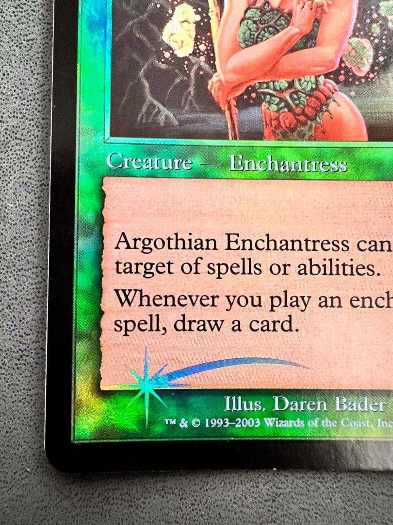 foil アルゴスの女魔術師/Argothian Enchantress