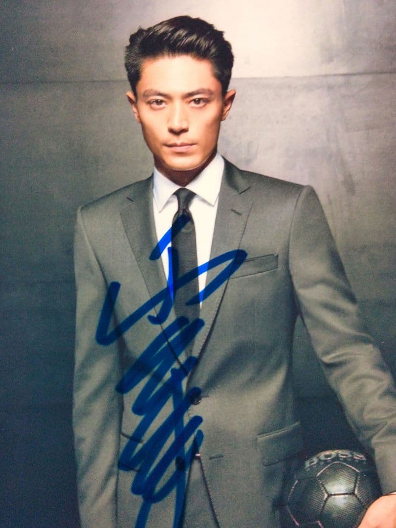 ウォレス・フォ直筆サイン入り2Lサイズ写真…Wallace Huo