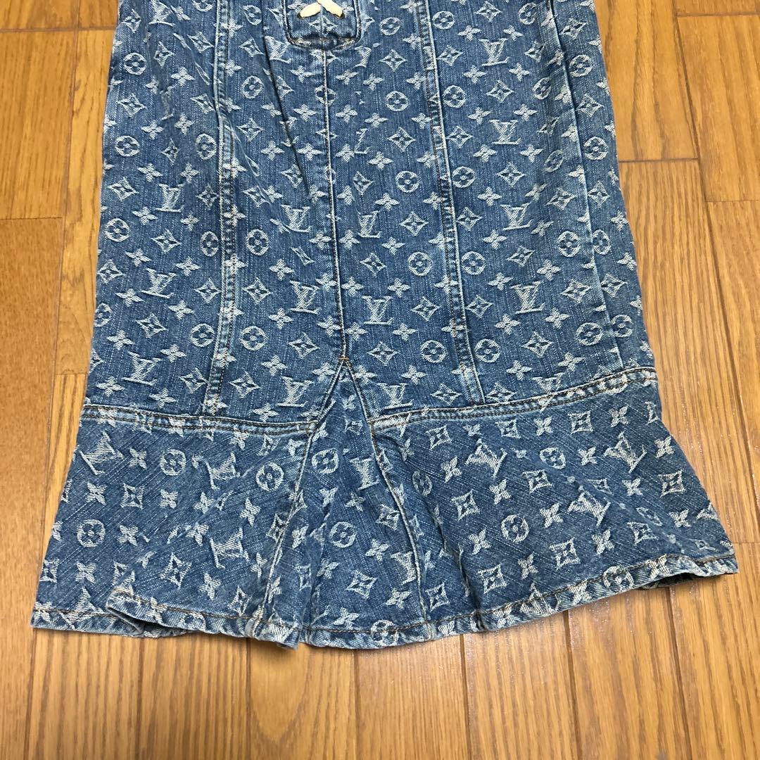 年始セールLouis Vuitton モノグラムデニムスカートサイズ36