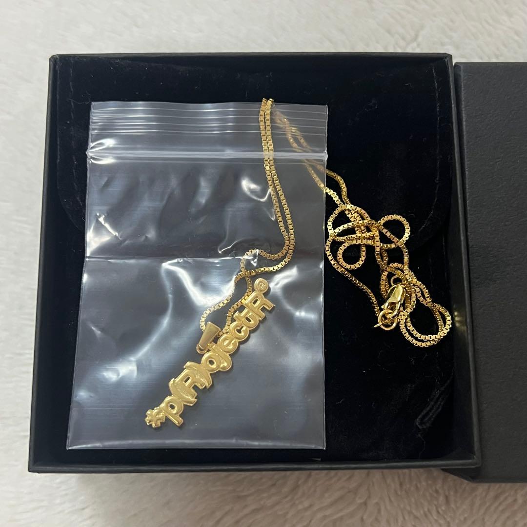 THE RAMPAGE *p(R)ojecR ゴールド ロゴネックレス