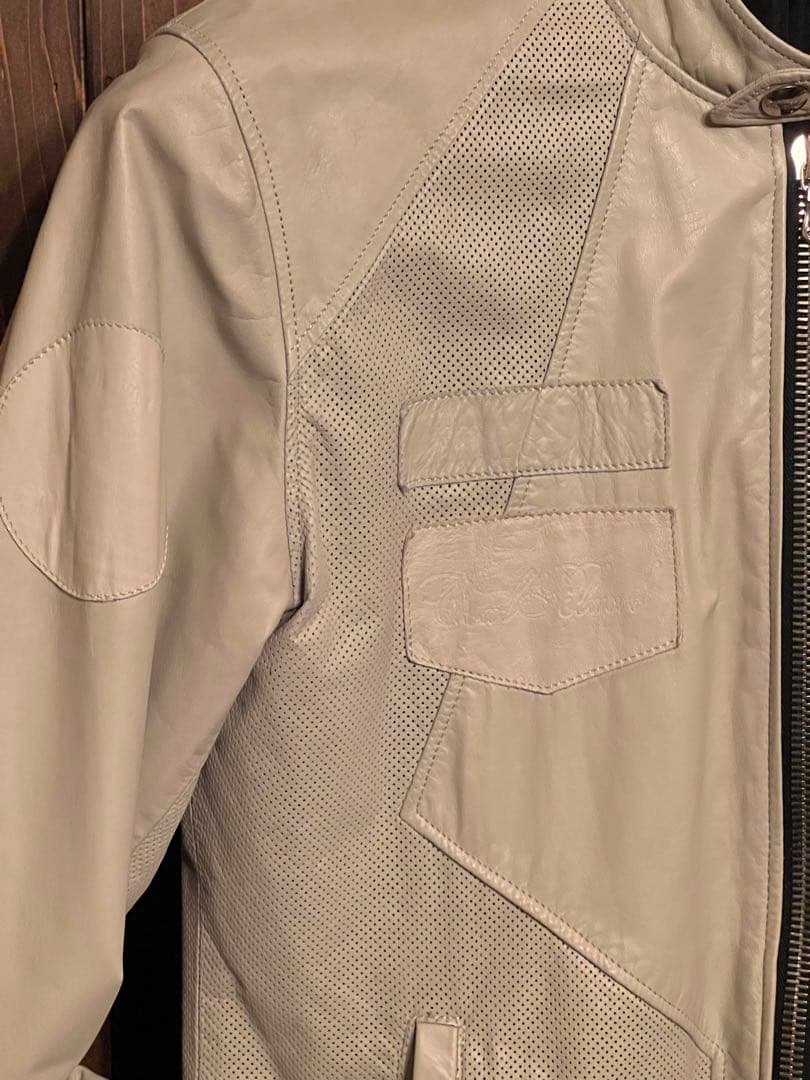 コールブラック　レザー ライダース