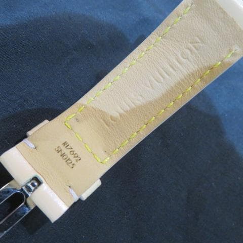 ルイヴィトン タンブール用モノグラムヴェルニバンド淡いピンク/純正SSバックル