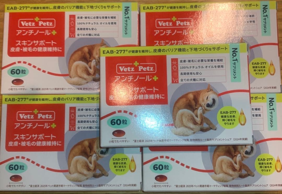 アンチノール60粒×5箱（1箱6000円）