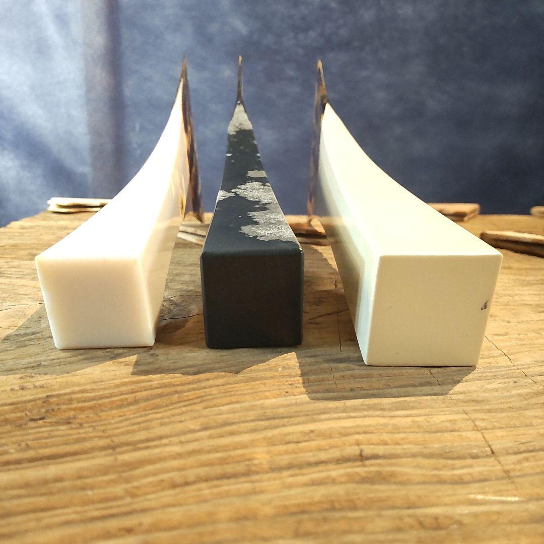 三味線バチ③6本セット、本鼈甲のシール1本有り、