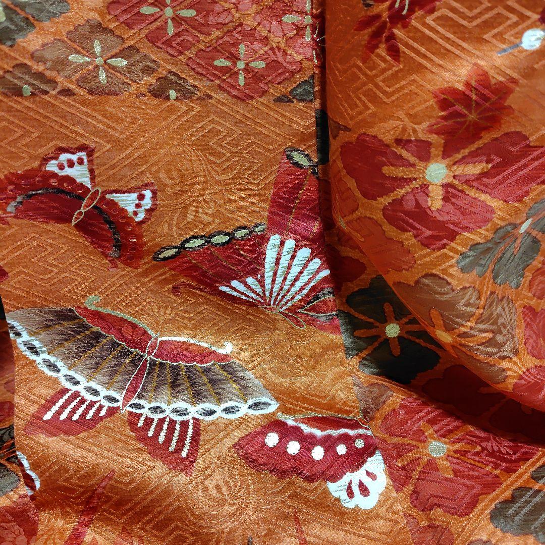 yukky★正絹　駒刺繍金彩　古典地紋　お振袖