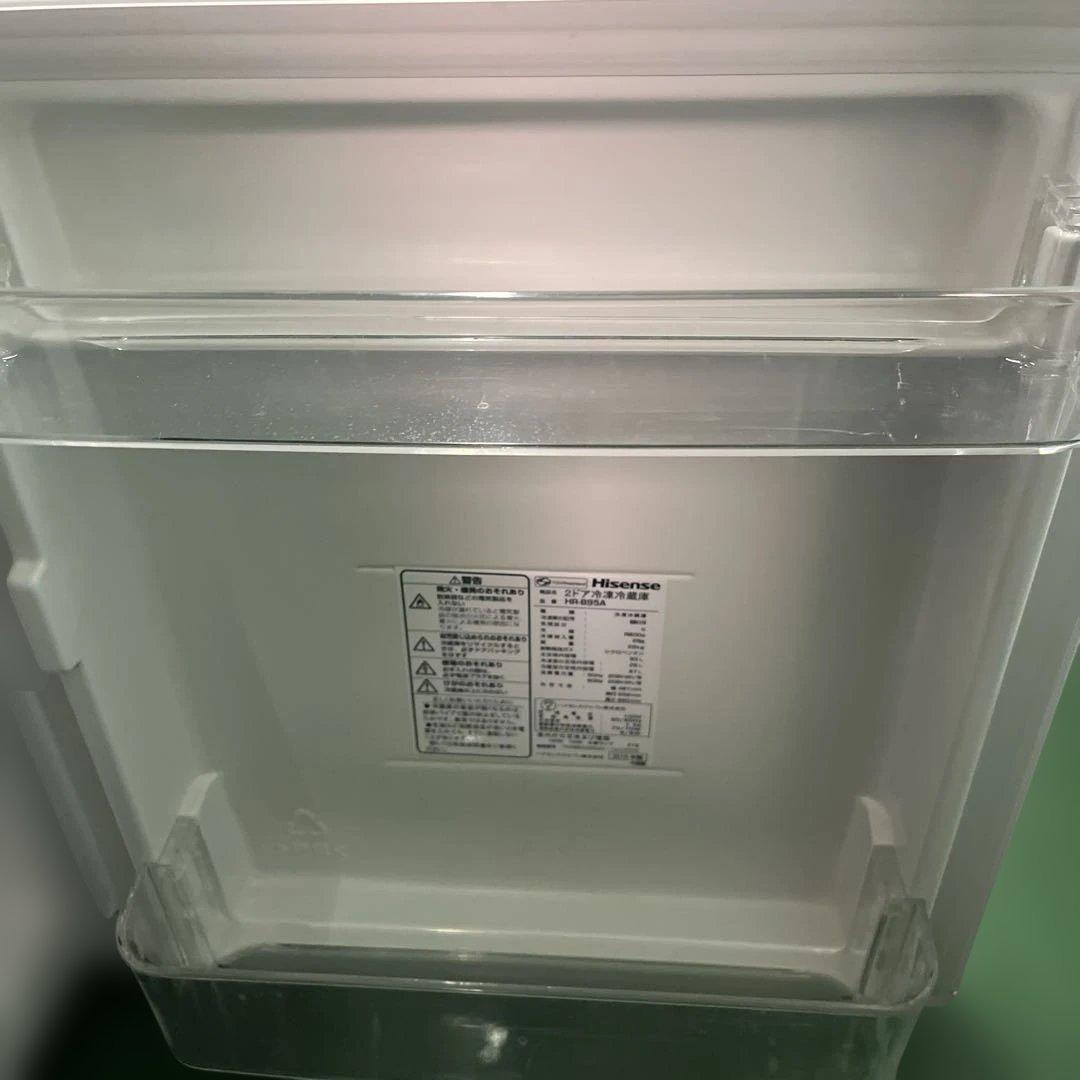Hisense 冷蔵庫 2019年製 93L HR-B95A 2枚扉