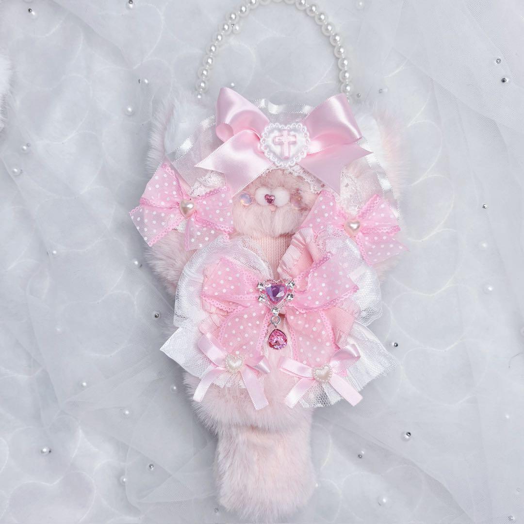 【みん】 グリーンネコ#3&ラベンダーネコ#18&ピンクネコ#31 3点