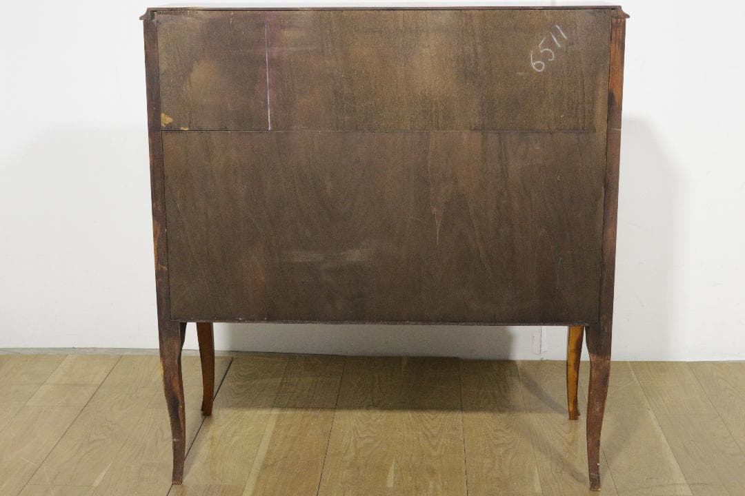 イタリア★ライティングビューロー★象嵌★ネコ脚★クラシック家具★