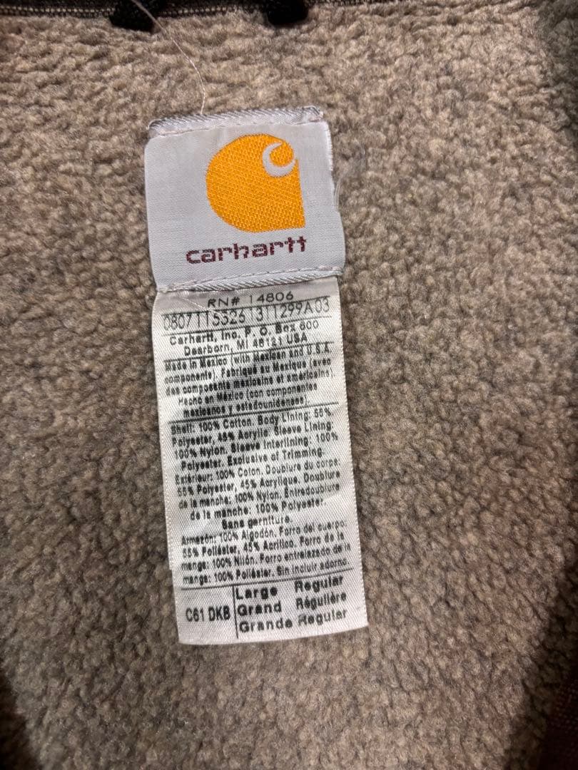 Carhartt デトロイトジャケット USA製 企業ロゴ
