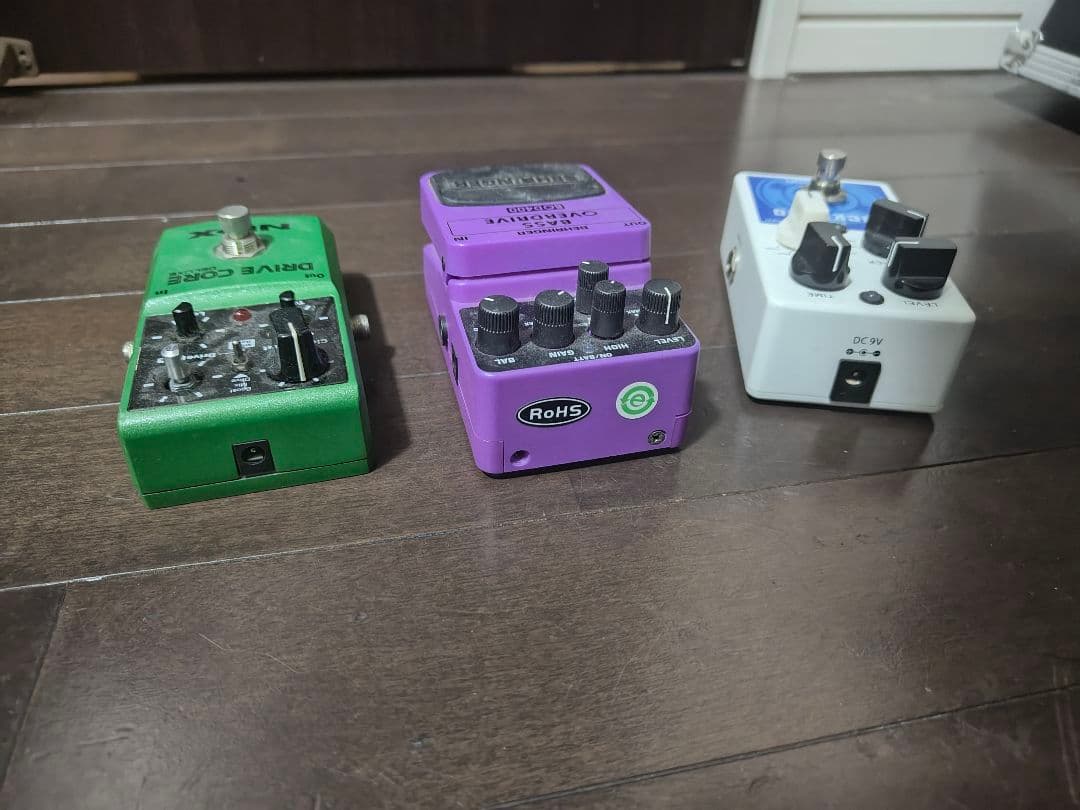 NUX Behringer エフェクターセット TS ベースプリアンプ ディレイ