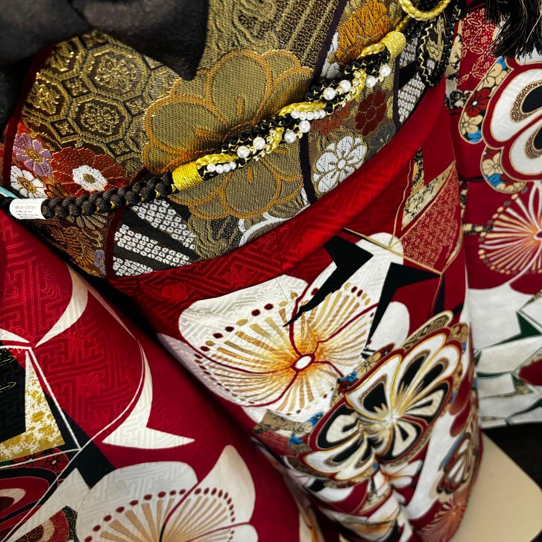 美品　藤田ニコル　美品　金彩　金駒刺繍　逸品　振袖　フルセット 振り袖