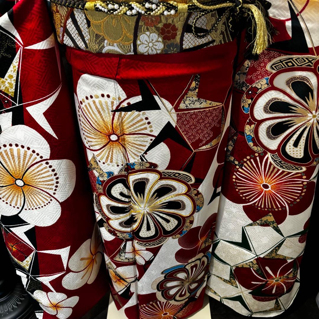 美品　藤田ニコル　美品　金彩　金駒刺繍　逸品　振袖　フルセット 振り袖