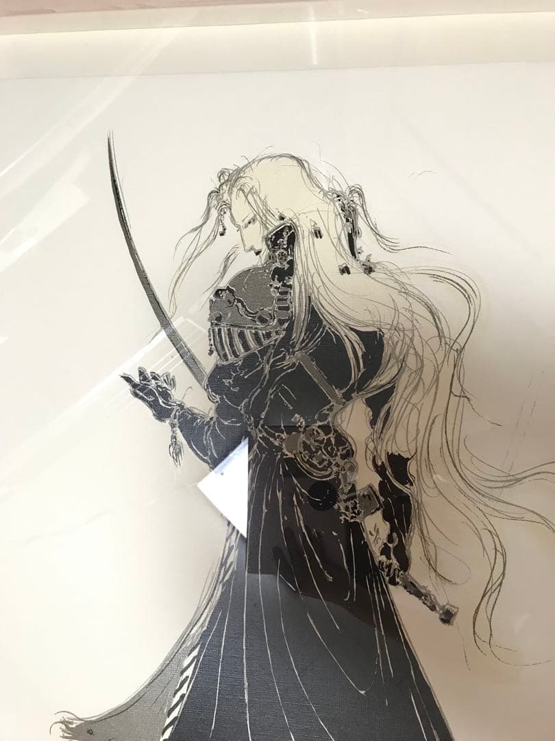 天野喜孝 FF7 セフィロス 研 プライベートエディション シルクスクリーン版画