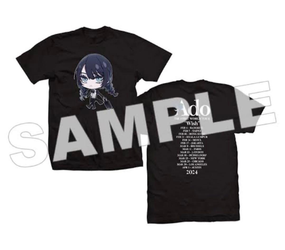 Ado wish Tシャツ　Black（L）