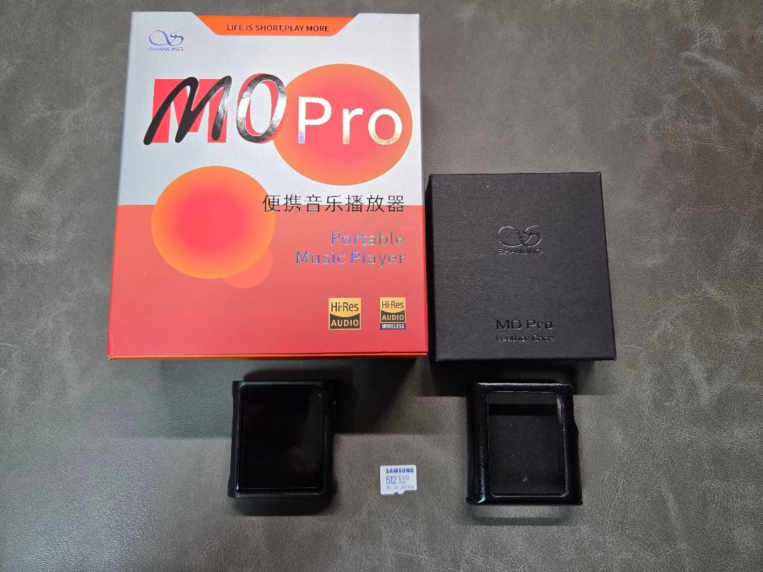 Shanling M0 Pro ブラック　[ケース付] [SD512GB付]