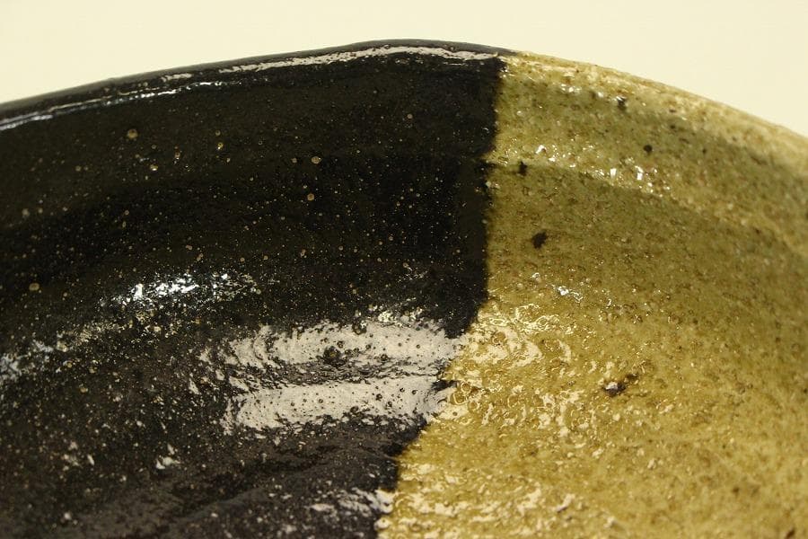 茶道具 平茶碗 数印 桂窯 楽茶碗 共箱(BB472)