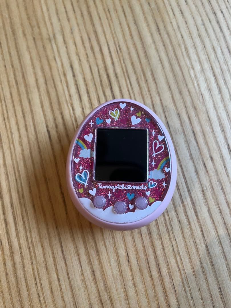 Tamagotchi Meets ピンク ハートデザイン　たまごっちみーつ