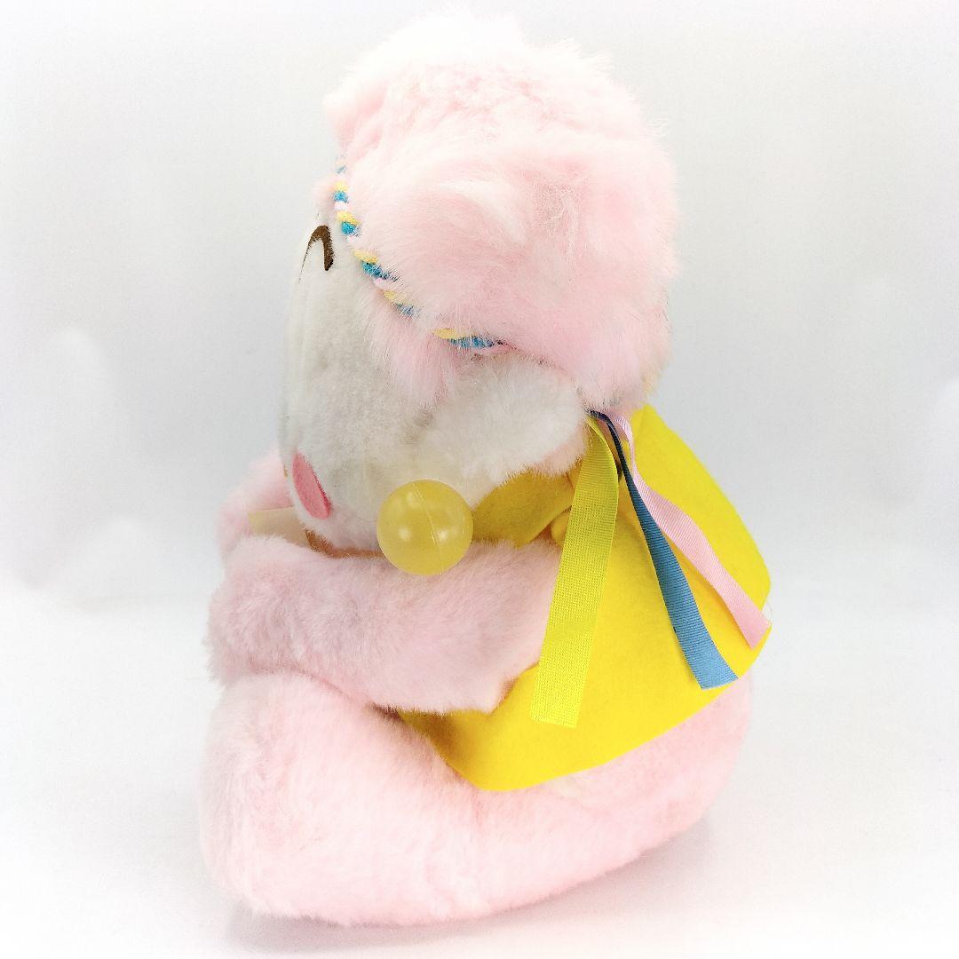 レトロ 孫悟空？猿？ ぬいぐるみ 詳細不明 当時物 ピンク