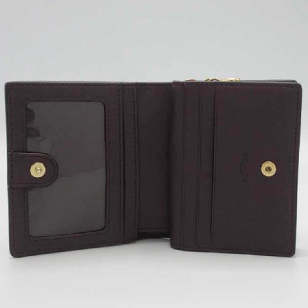 新品　正規品☆COACH コーチ　折り財布　ブラック　スタッズ 二つ折り財布