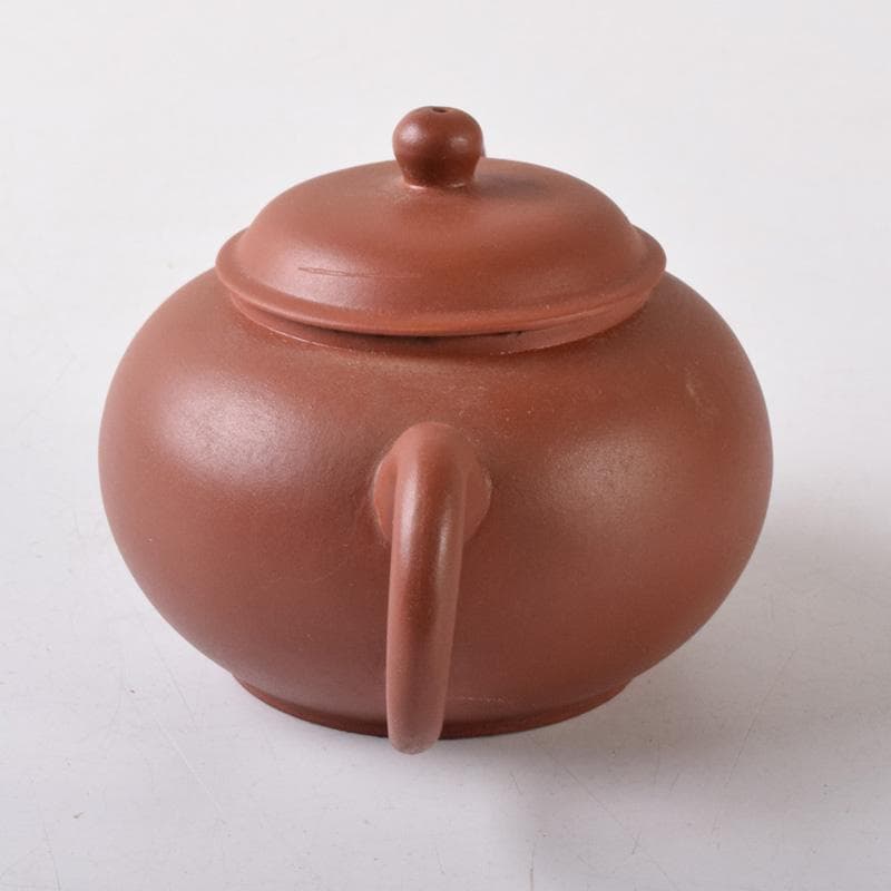 中国　紫砂　朱泥　急須　茶壷　在銘　C　7534