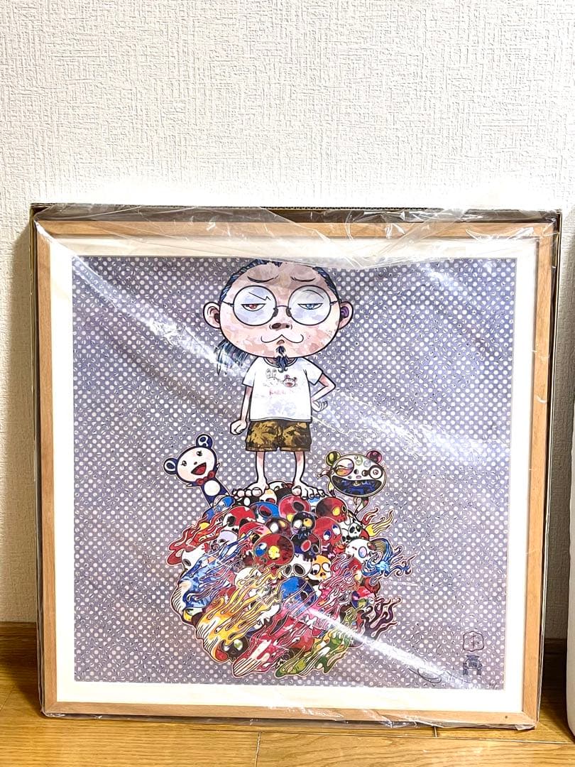 村上隆　オリジナルキャラクター イラスト ポースターアート