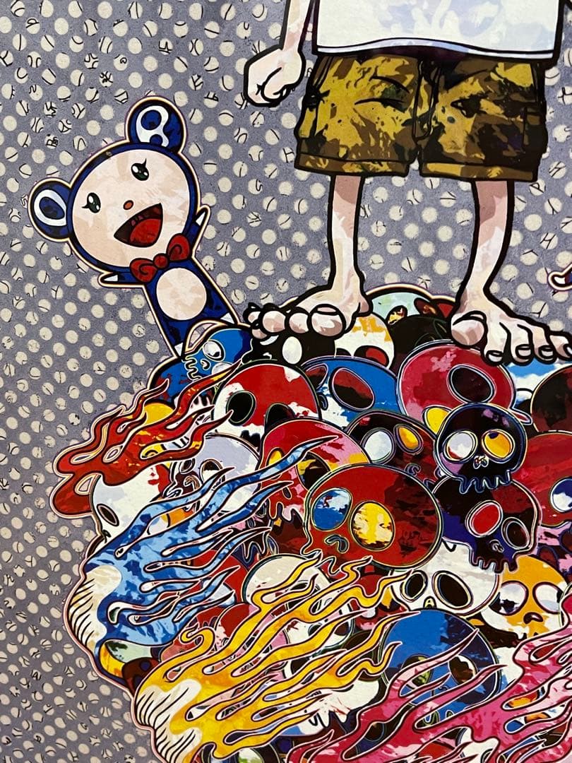 村上隆　オリジナルキャラクター イラスト ポースターアート