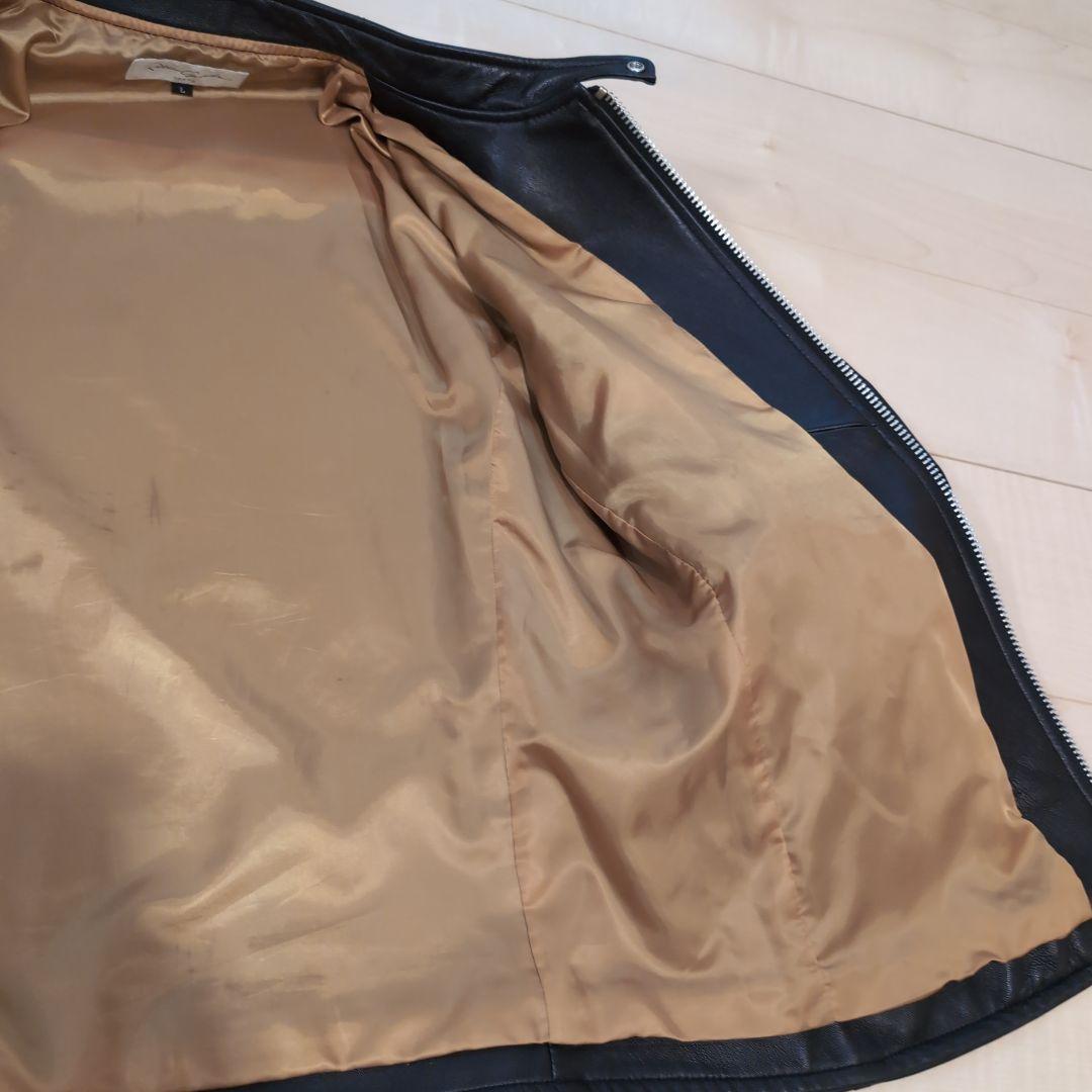 レトログレード Tokyo ラムレザー シングルライダースジャケット