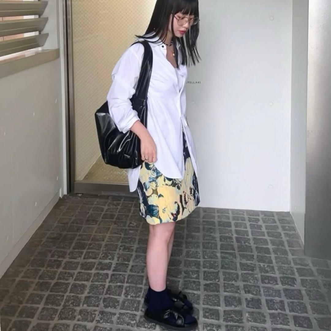 【お値下げ中】CABaN リバーシブルラップスカート