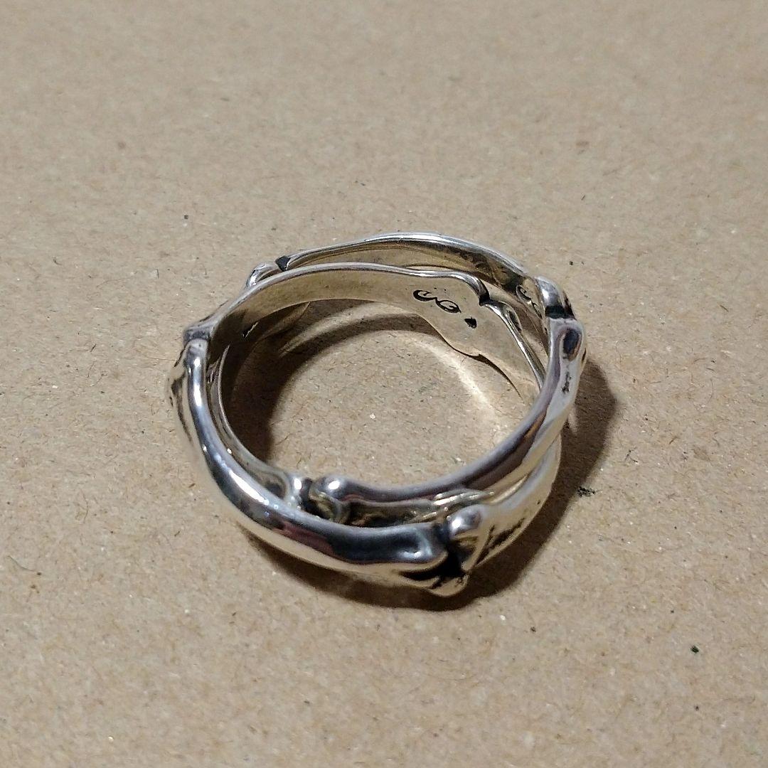 ソロイスト ボーンリング BONE SHAPED DUAL RING