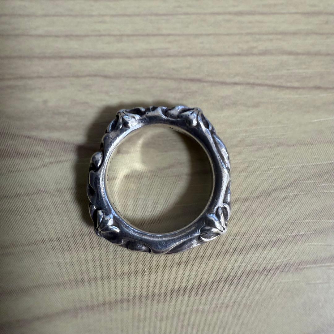 CHROME HEARTS シルバーSBTバンドリング 加工済み