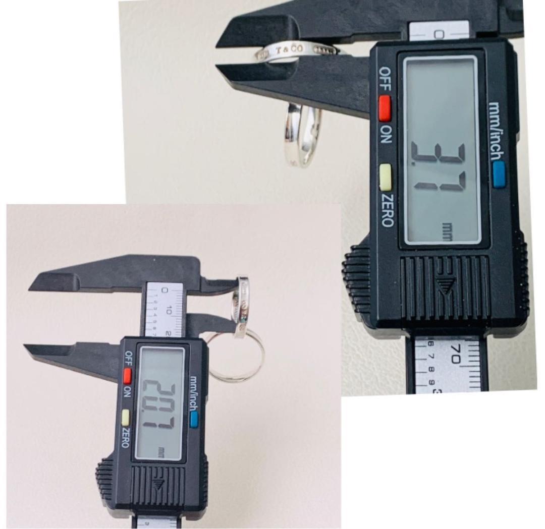 希少 19号 ティファニー ロッキング 2連 リング 指輪 大きめサイズ